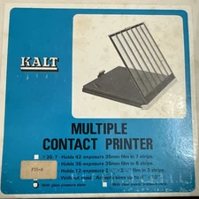 KALT 35mm Contact Proof Printer, Print 36 Exp. on a 10x8 Inch Sheet, Glass Plate