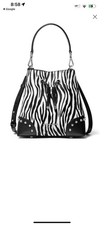Michael Kors 30F0SZ5L1H Mercer Gallery Haircalf Small Convertible Bucket Bag New