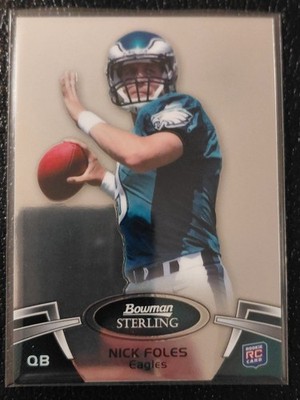 2012 Bowman Sterling Nick Foles RC Rookie Card #57