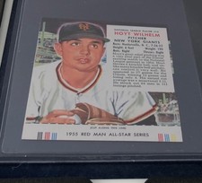 1955 Red Man Set-Break #NL12 Hoyt Wilhelm Mint