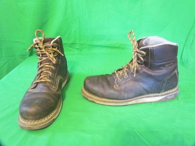 Georgia Boot GB00351 6'' Wedge ST WP Steel Toe Work Boots DK Brown Mens Size 13 M