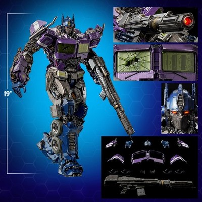  Optimus Prime SHATTERED GLASS Transformers Bumblebee Threezero PREMIUM Figure