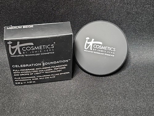 IT Cosmetics by Jamie Kern Celebration Foundation Light Medium Anti Aging .30 oz - Picture 4 of 9