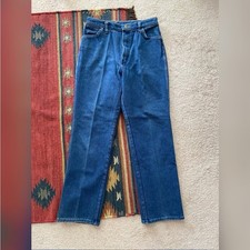 Wrangler Vintage 70s 80s Women's Straight Leg Blue Jeans Size 6/28