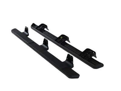 Genuine Cab Length Painted Running Boards Crew Cab Matte Black