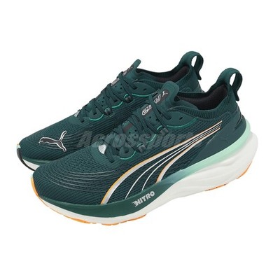 Puma ForeverRun Nitro 2 Oliver Silver Orange Men Unisex Road Running 310109-18