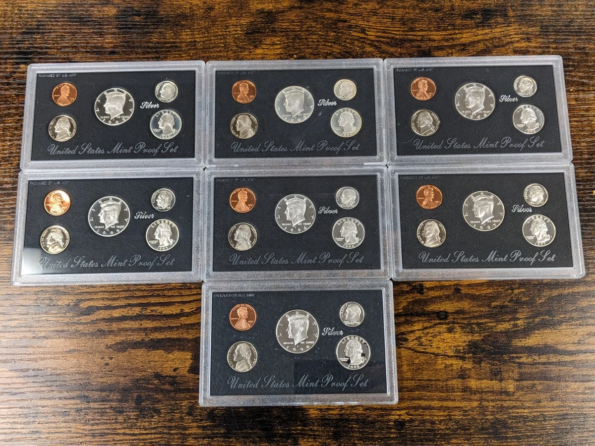 1992 1998 Silver Proof Sets for sale | eBay