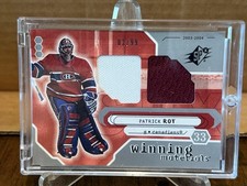 2003-04 SPx Winning Materials 02/99 Patrick Roy MEM /99 Canadiens