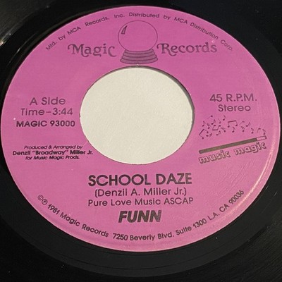 Funn: School Daze / School Daze Pt. 2 (Instrumental) 45 - Magic - Modern Soul