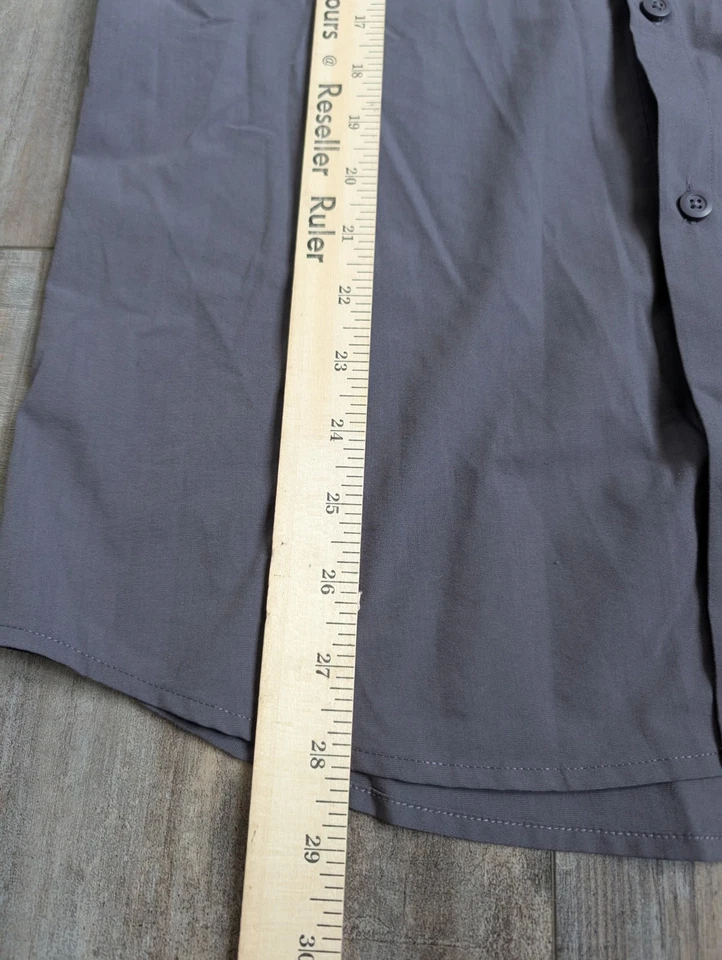 NUEVO CON ETIQUETAS Camisa Lululemon Down To The Wire Para Hombre en Fase Lunar Gris Talla Mediana LM3AX0S Foto 3 de 4