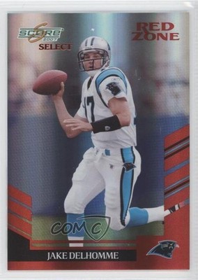 2007 Score Select Red Zone 19/30 Jake Delhomme #80 0f8