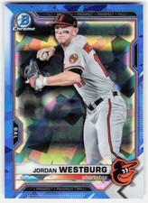 2021 Bowman Chrome Sapphire Jordan Westburg #BCP-98 Orioles