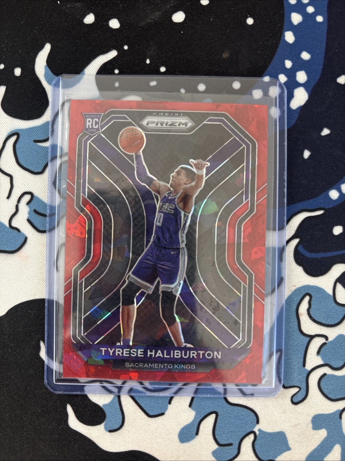 2020-21 Panini Prizm - Tyrese Haliburton #262 Red Ice Prizm (RC)