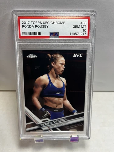2017 Topps Chrome UFC - Ronda Rousey #98 (RC) Low Pop🧨
