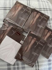 White Seamed Fishnet Tights Job Lot X6 Pairs Leg Avenue One Size