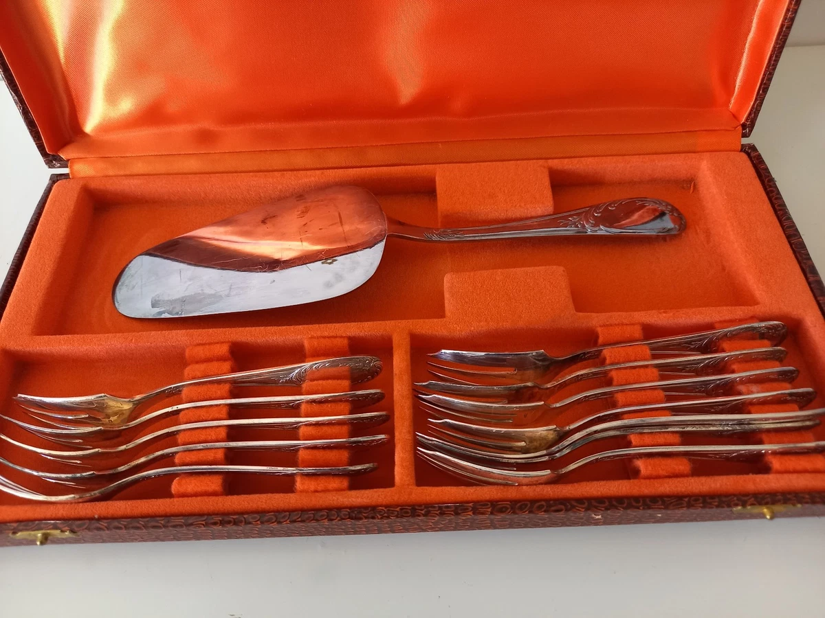 Ménagère, Service à Mignardises, F.Pinus, metal argenté