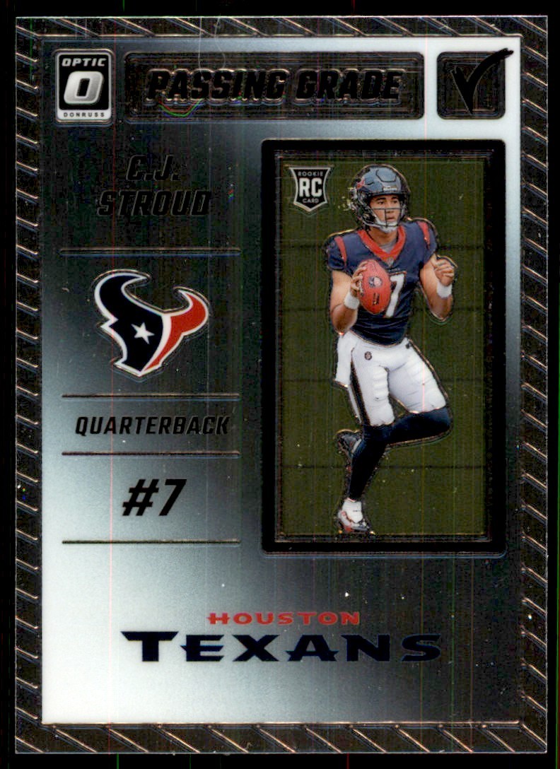 2023 Donruss Optic Passing Grade C.J. Stroud RC Houston Texans