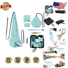 Complete Sax Cleaning Set: Microfiber Cloths, Mouthpiece Brush, Cork Grease