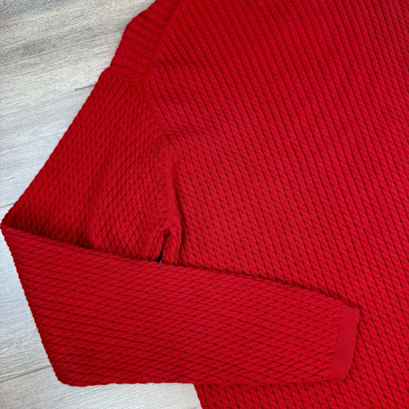 Vtg Pendleton Cable Knit V-Neck Pullover Sweater … - image 8