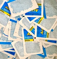 ALEVE 220mg x 100 PACKETS ~1 Caplet/ Pack ~Pain Reliever ~New & Sealed 1/2026