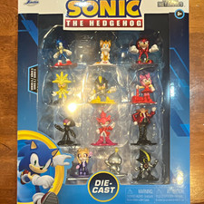 Jada Toys Sonic the Hedgehog 12-Pack Nano Metalfigs Die-Cast Set