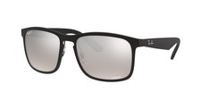 Ray-Ban RB 4264 matte black grey mirror silver 601S5J Sunglasses