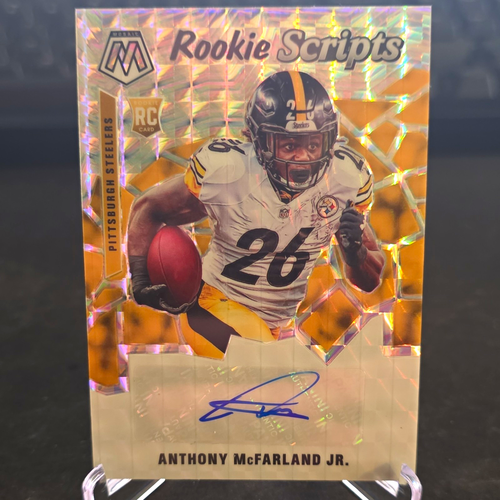 Anthony McFarland Jr. Panini Mosaic Rookie Scripts #RS37 Base