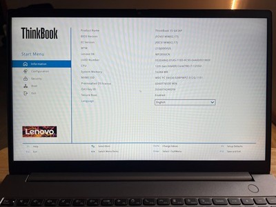 Lenovo Thinkbook 15 G4 IAP (Intel i7-1255U 1.70Ghz, 512GB PCIe, 16GB DDR4)