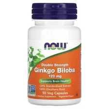 Ginkgo Biloba, 50 Veg Capsules
