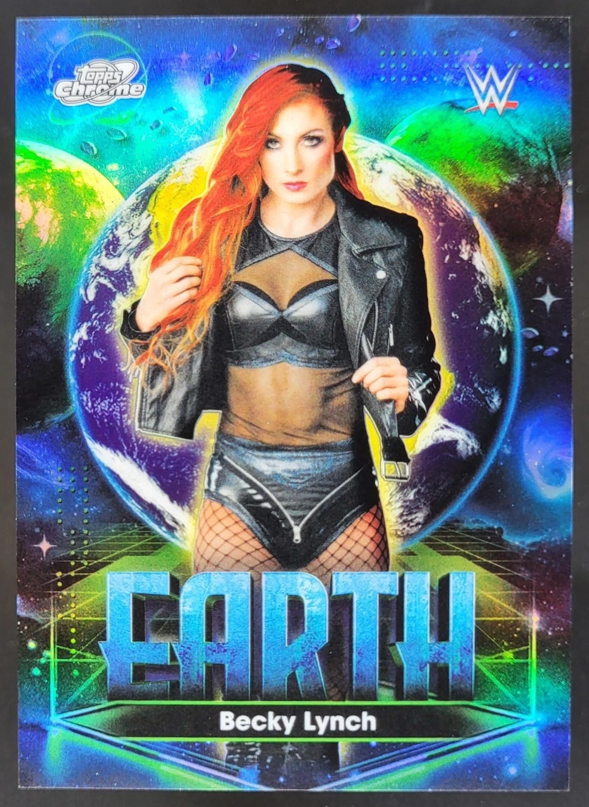 2026 Cosmic Chrome WWE Planetary Pursuit - Earth Becky Lynch #PPE-7 JE2