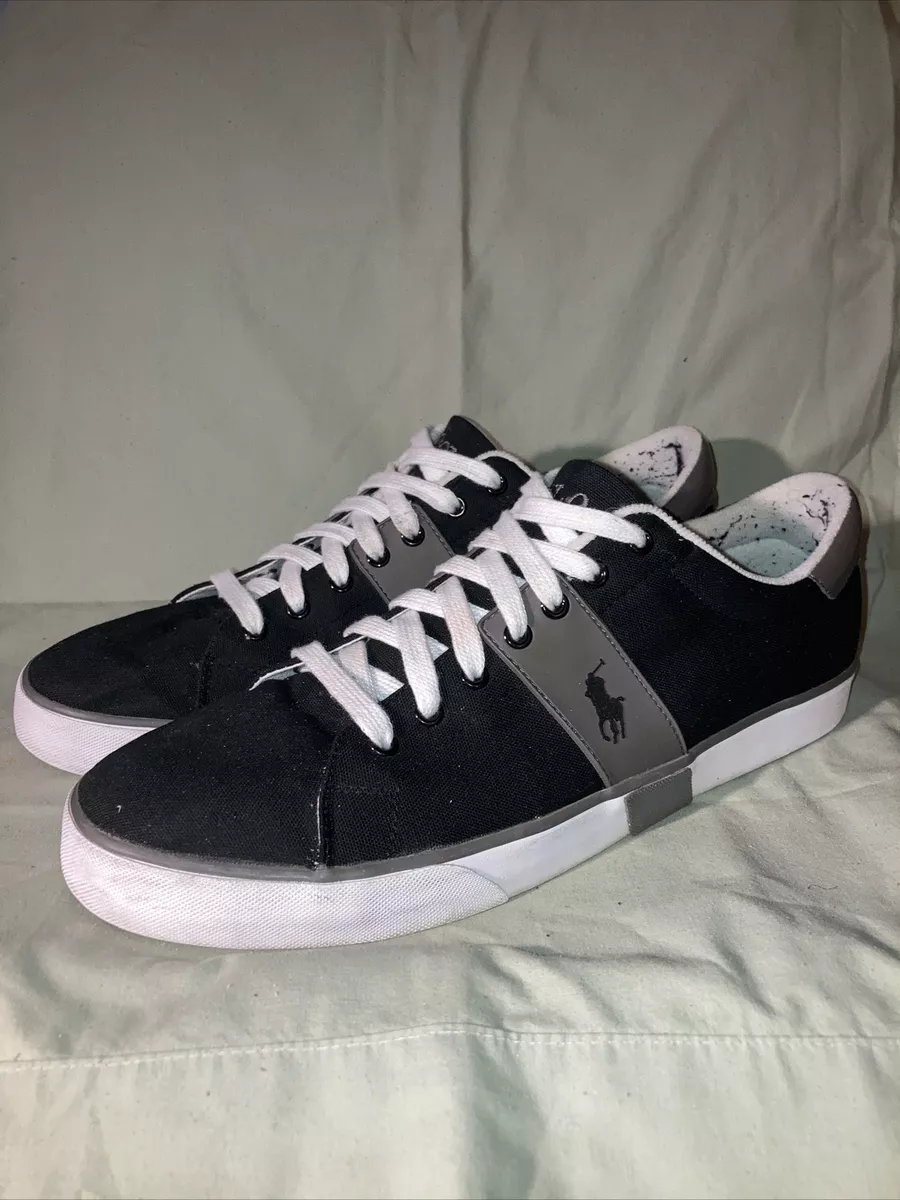 Polo canvas sneakers clearance