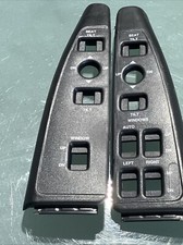 1991-1996 Chevrolet Caprice Impala Seat Window Switch Bezel Set Panel Black