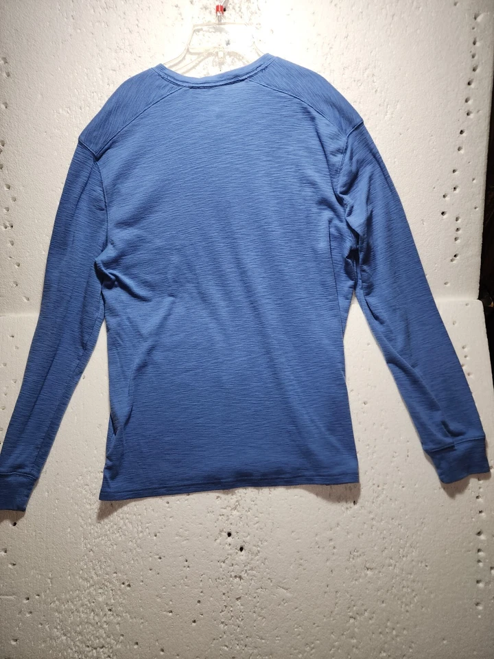 APT 9 Sweater Mens Large Blue Long Sleeve Pullover Round Neck - Image 4 of 4
