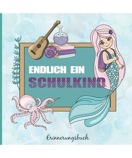 Einschulung Erinnerungsbuch: Geschenk zum Schulanfang ein Gästebuch zur Einschu