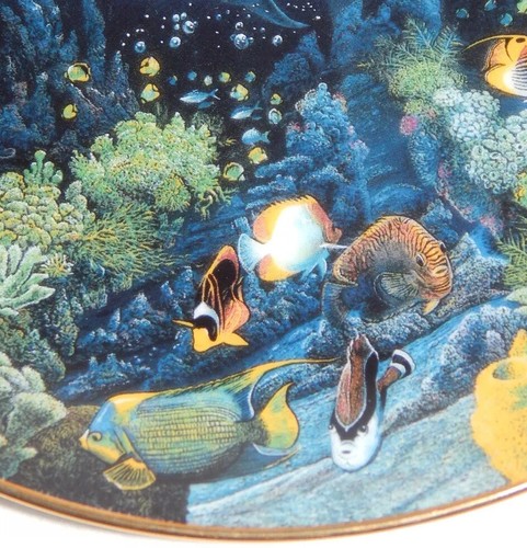 A DISCOVERY OFF ANAHOLA Collector Plate Underwater Paradise by Robert Lyn Nelson - Picture 3 of 9