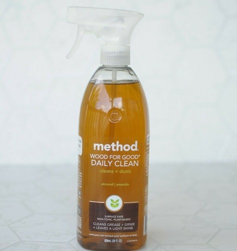 Method WOOD FOR GOOD Daily Cleaner 28 fl oz Spray Bottle Almond New