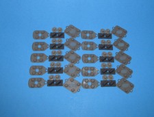 10 SUPER NINTENDO SNES CONTROLLER BUTTON PAD REPAIR KITS CONDUCTIVE BUTTONS NEW 