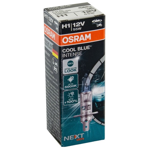10x OSRAM COOL BLUE INTENSE H1 Nueva Generación 5000 K 1550 lm 64150CBN - Imagen 3 de 5
