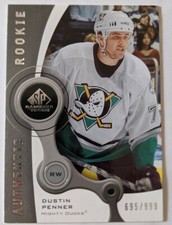 2005-06 SP Game Used Dustin Penner Rookie RC #192 #ed 695/999