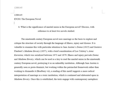 First-Class Essay English Literature Warwick University with Feedback 81% Study