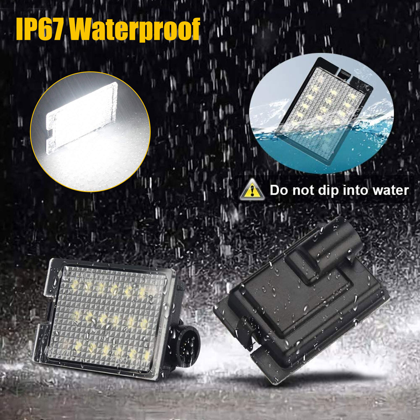 For 20142021 Dodge Durango Super Bright White LED License Plate Light