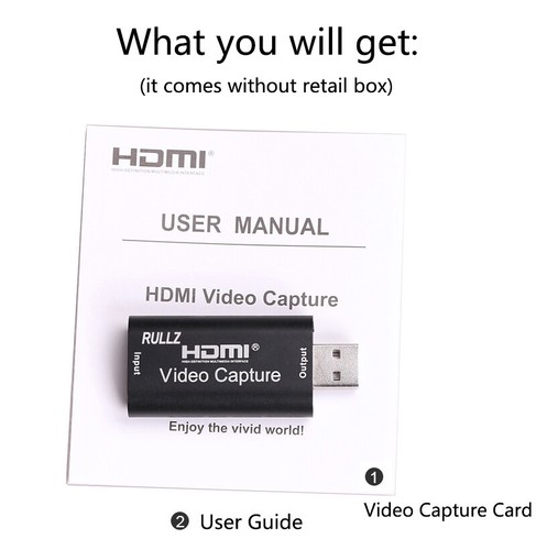 HDMI to USB 3.0 2.0 Audio Video Capture Card Game Record Box OBS Live Streaming - Picture 11 of 20