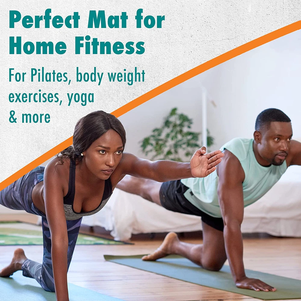 Non-slip Yoga Mat for Men Women Kids - Multipurpose Exercise Mat