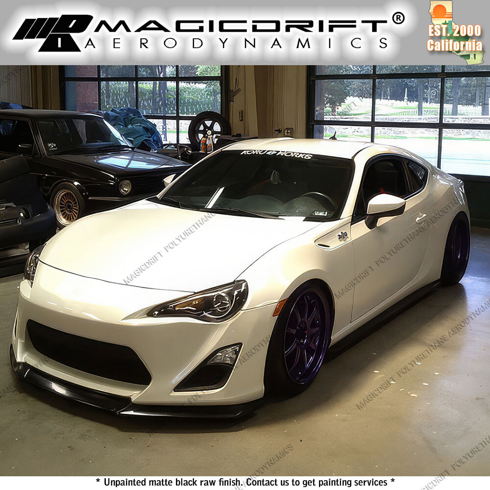 Fit For 13 14 15 16 Scion FRS FR-S HT GT Style Front Bumper Lip Spoiler Splitter