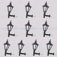 10pcs Model Railway Led Lamppost Lamps Wall Lights G Scale 3V Warm White