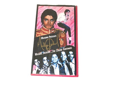   Michael Jackson THE LEGEND CONTINUES Motown VHS 1988 Kult Video Sammler
