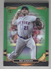 2022 Topps Triple Threads Max Scherzer #91 Emerald # /259 Mets 🔥💪🔥💪