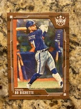 2022 Panini Diamond Kings Wood Frame Bo Bichette #’D 9/18 Blue Jays FOTL