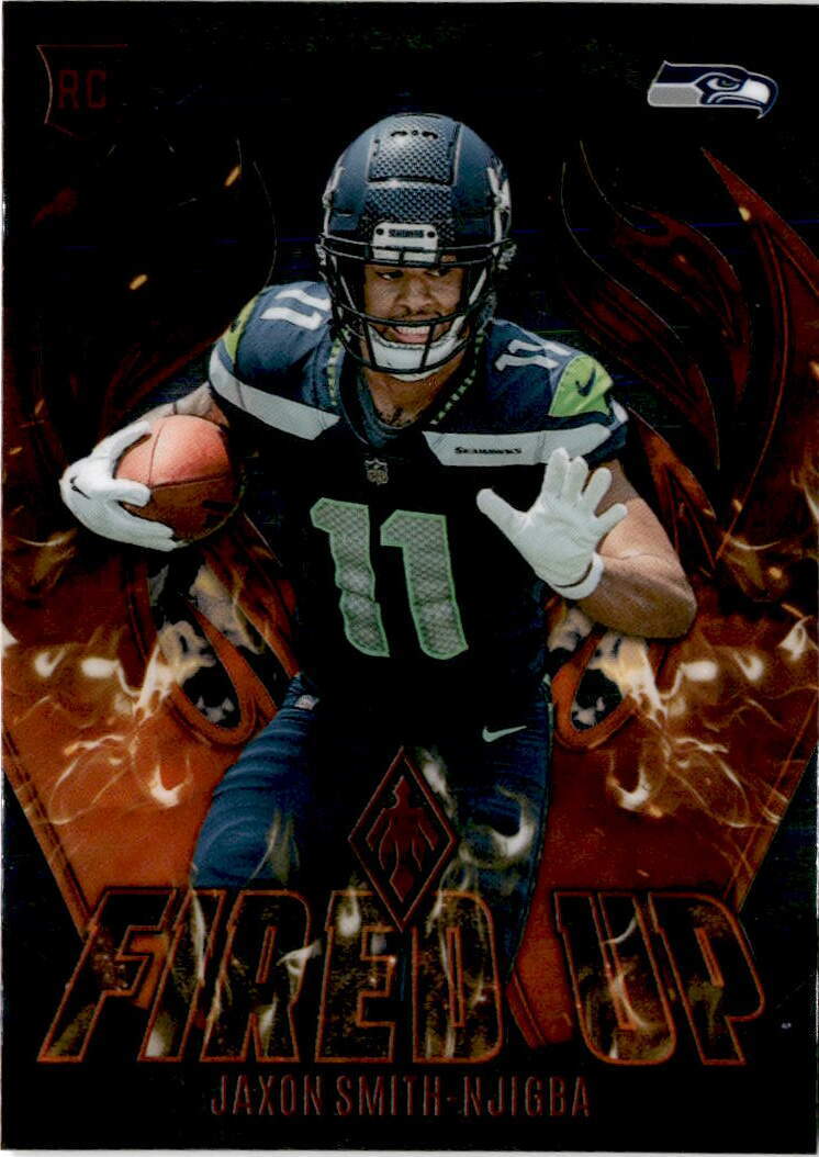 2023 Panini Phoenix #FU-12 Jaxon Smith-Njigba Fired Up Seattle Seahawks