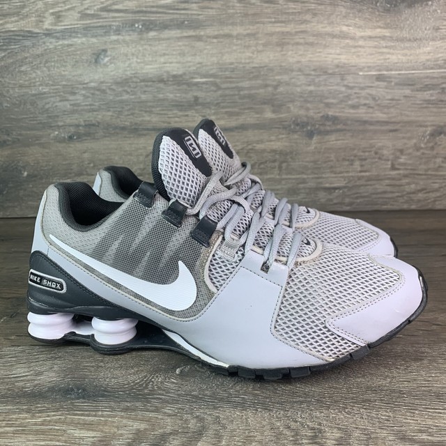 gray nike shox